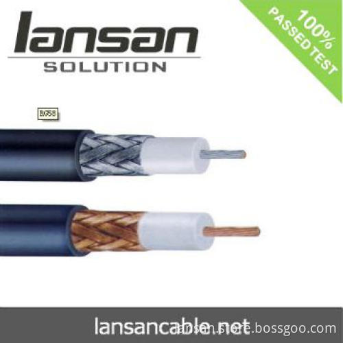 high quality Coaxial Cable, RG6 with Messenger